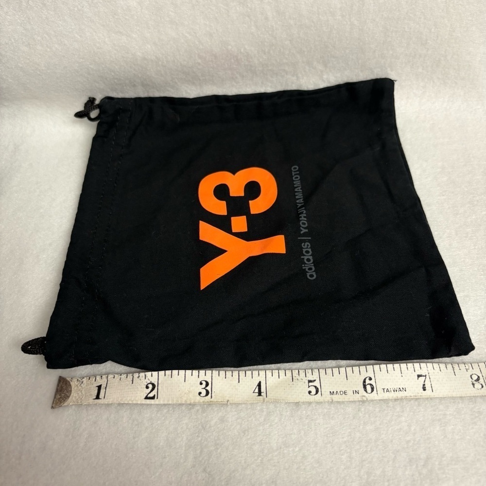 Y-3 ADIDAS Small Black Dust Bag Drawstring for Accessories Yohji Yamamoto - Picture 6 of 7